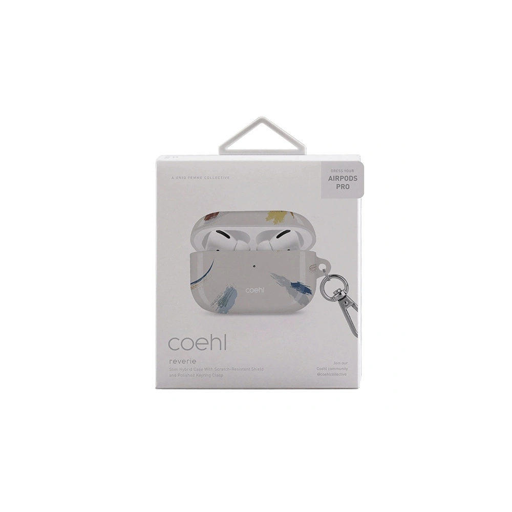 Etui UNIQ Coehl Reverie Apple AirPods Pro beżowy/soft ivory