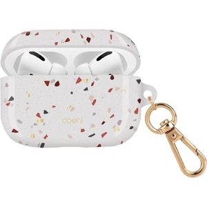 Kup Etui UNIQ Coehl Terrazzo Apple AirPods Pro alb/negru natural - UNIQ319WHT - {ean13} - Sklep Home Screen