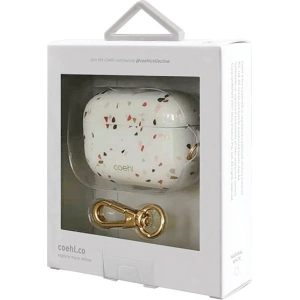 Etui UNIQ Coehl Terrazzo Apple AirPods Pro bílá/přírodní bílá