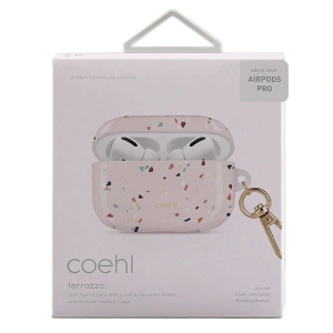 Etui UNIQ Coehl Terrazzo Apple AirPods Pro růžový/blush pink