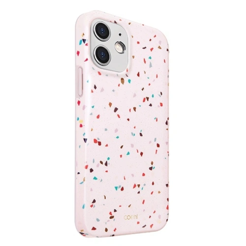 Kup Etui UNIQ Coehl Terrazzo Apple iPhone 12 mini rózsaszín/blush pink - UNIQ322PNK - {ean13} - Sklep Home Screen