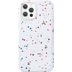 Etui UNIQ Coehl Terrazzo Apple iPhone 12 Pro Max bílá/přirozeně bílá