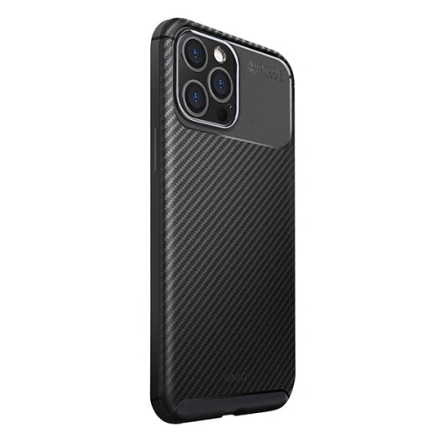 Kup Apple UNIQ Hexa Tasche iPhone 12 Pro Max schwarz/mitternachtsschwarz - UNIQ328BLK - {ean13} - Sklep Home Screen