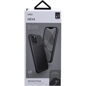 Buy UNIQ Hexa Apple iPhone 12 Pro Max midnight black - UNIQ328BLK - {ean13} - Home Screen Store Europe