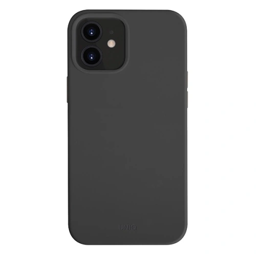 Kup Apple UNIQ Lino Hue Case iPhone 12 mini schwarz/ink schwarz Antimikrobiell - UNIQ330BLK - {ean13} - Sklep Home Screen