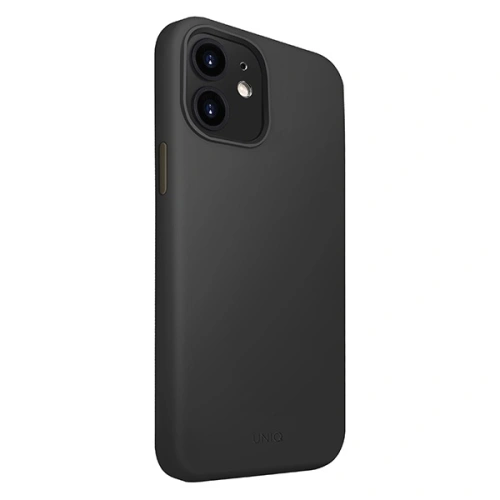Kup Apple UNIQ Lino Hue Case iPhone 12 mini schwarz/ink schwarz Antimikrobiell - UNIQ330BLK - {ean13} - Sklep Home Screen