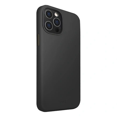 Kup Apple UNIQ Lino Hue Case iPhone 12 Pro Max schwarz/ink schwarz Antimikrobiell - UNIQ333BLK - {ean13} - Sklep Home Screen