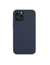 Apple UNIQ Lino Hue Hülle iPhone 12 Pro Max blau/marineblau Antimikrobielle Hülle