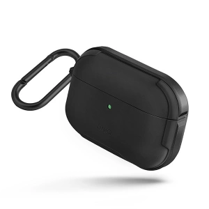 Kup Etui UNIQ Valencia Apple AirPods Pro czarny/midnight black Antimicrobial - UNIQ339BLK - {ean13} - Sklep Home Screen