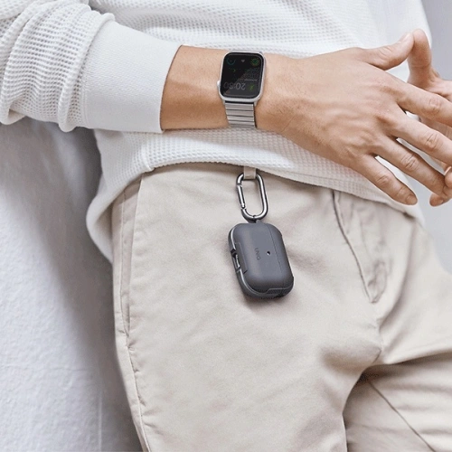 Kup Etui UNIQ Valencia Apple AirPods Pro negru/midnight black Antimicrobial - UNIQ339BLK - {ean13} - Sklep Home Screen