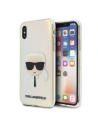 Etui Karl Lagerfeld KLHCPXPCKHML Apple iPhone X/XS multicolor hardcase Iridescent Karlova hlava