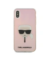 Kup Karl Lagerfeld Apple Tasche KLHCPXPCKHML iPhone X/XS mehrfarbig Hartschalenetui Iridescent Karl`s Head - KLD438MTL - {ean13} - Sklep Home Screen