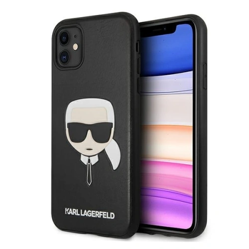 Kup Etui Karl Lagerfeld KLHCN61KHBK Apple iPhone 11 černý/black hardcase Ikonik Karl`s Head - KLD435BLK - {ean13} - Sklep Home Screen