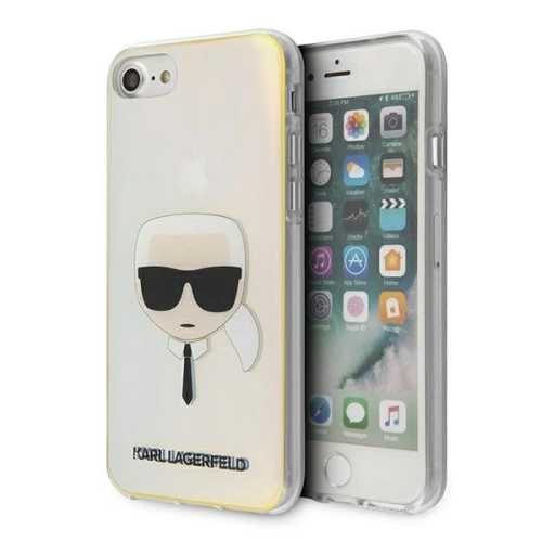 Kup Etui Karl Lagerfeld KLHCI8PCKHML Apple iPhone SE 2022/SE 2020/8/7 multicolor hardcase Iridescent Karl`s Head - KLD432MLT - {ean13} - Sklep Home Screen
