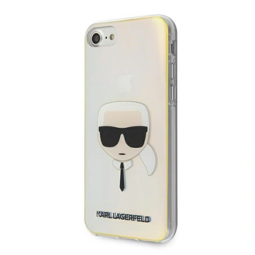 Kup Etui Karl Lagerfeld KLHCI8PCKHML Apple iPhone SE 2022/SE 2020/8/7 multicolor hardcase Iridescent Karl`s Head - KLD432MLT - {ean13} - Sklep Home Screen