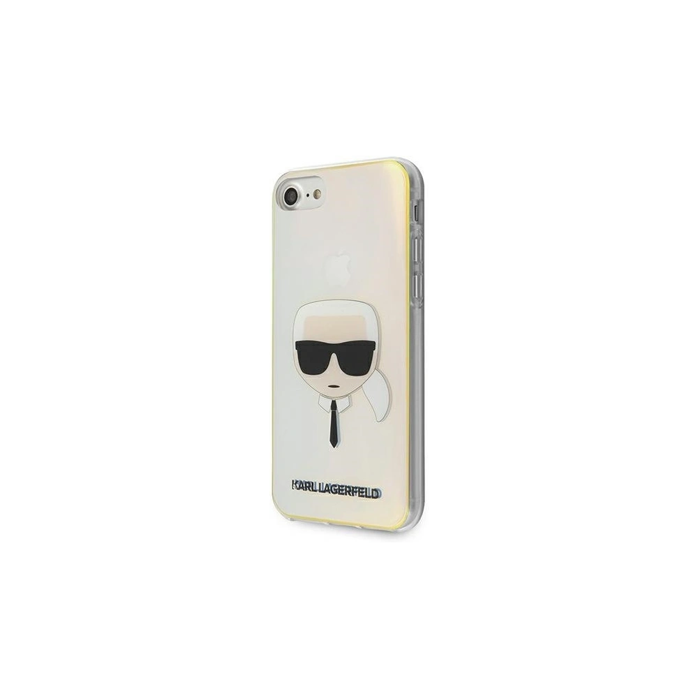 Etui Karl Lagerfeld KLHCI8PCKHML Apple iPhone SE 2022/SE 2020/8/7 multicolor hardcase Iridescent Karl`s Head