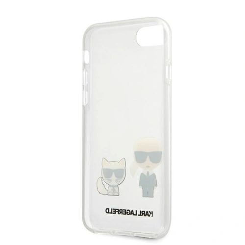 Kup Etui Karl Lagerfeld KLHCI8CKTR Apple iPhone SE 2022/SE 2020/8/7 hardcase Transparent Karl & Choupette - KLD431CL - {ean13} - Sklep Home Screen
