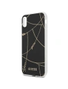 Buy Guess GUHCPXPCUCHBK Apple iPhone X/XS black hardcase Gold Chain Collection - GUE825BLK - {ean13} - Home Screen Store Europe