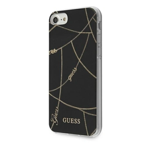 Kup Etui Guess GUHCI8PCUCHBK Apple iPhone SE 2022/SE 2020/8/7 czarny/black hardcase Gold Chain Collection - GUE824BLK - {ean13} - Sklep Home Screen
