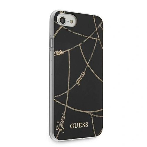 Kup Etui Guess GUHCI8PCUCHBK Apple iPhone SE 2022/SE 2020/8/7 czarny/black hardcase Gold Chain Collection - GUE824BLK - {ean13} - Sklep Home Screen