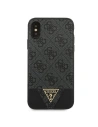 Kup Guess Apple Tasche GUHCI65PU4GHBK iPhone XS Max grau/grau Hardcase 4G Triangle Collection - GUE823GRY - {ean13} - Sklep Home Screen
