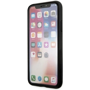 Kup Etui Guess GUHCI65PU4GHBK Apple iPhone XS Max szary/grey hardcase 4G Triangle Collection - GUE823GRY - {ean13} - Sklep Home Screen