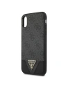 Buy Guess GUHCI65PU4GHBK Apple iPhone XS Max grey hardcase 4G Triangle Collection - GUE823GRY - {ean13} - Home Screen Store Europe