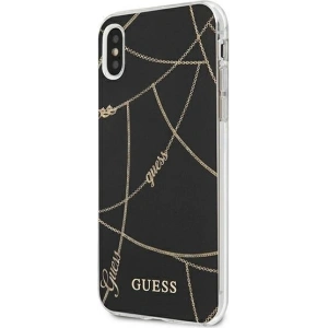 Kup Etui Guess GUHCI65PCUCHBK Apple iPhone XS Max czarny/black hardcase Gold Chain Collection - GUE822BLK - {ean13} - Sklep Home Screen
