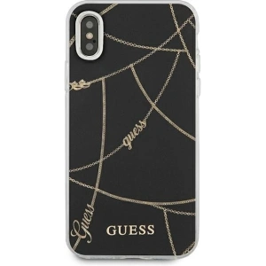 Kup Etui Guess GUHCI65PCUCHBK Apple iPhone XS Max czarny/black hardcase Gold Chain Collection - GUE822BLK - {ean13} - Sklep Home Screen