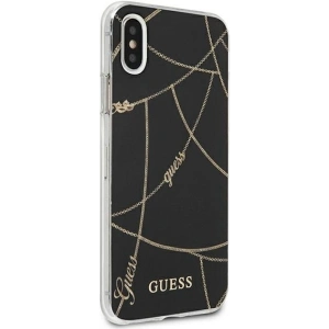 Kup Etui Guess GUHCI65PCUCHBK Apple iPhone XS Max czarny/black hardcase Gold Chain Collection - GUE822BLK - {ean13} - Sklep Home Screen