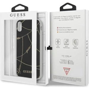 Kup Etui Guess GUHCI65PCUCHBK Apple iPhone XS Max czarny/black hardcase Gold Chain Collection - GUE822BLK - {ean13} - Sklep Home Screen