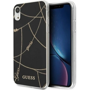 Kup Etui Guess GUHCI61PCUCHBK Apple iPhone XR czarny/black hardcase Gold Chain Collection - GUE821BLK - {ean13} - Sklep Home Screen