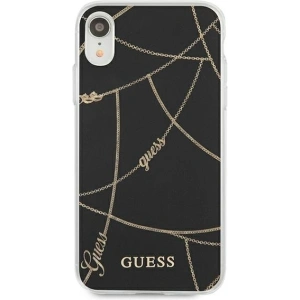 Kup Etui Guess GUHCI61PCUCHBK Apple iPhone XR czarny/black hardcase Gold Chain Collection - GUE821BLK - {ean13} - Sklep Home Screen