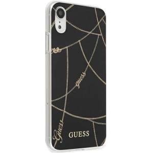 Kup Etui Guess GUHCI61PCUCHBK Apple iPhone XR czarny/black hardcase Gold Chain Collection - GUE821BLK - {ean13} - Sklep Home Screen