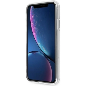 Guess GUHCI61PCUCHBK Apple iPhone XR black hardcase Gold Chain Collection