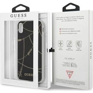 Kup Etui Guess GUHCI61PCUCHBK Apple iPhone XR czarny/black hardcase Gold Chain Collection - GUE821BLK - {ean13} - Sklep Home Screen