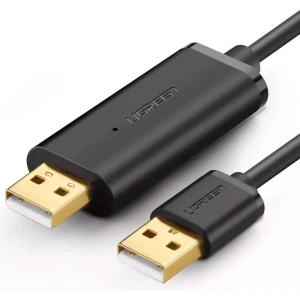 Buy UGREEN US166 USB cable A-A for data transfer, 2m (black) - UGR591BLK - {ean13} - Home Screen Store Europe