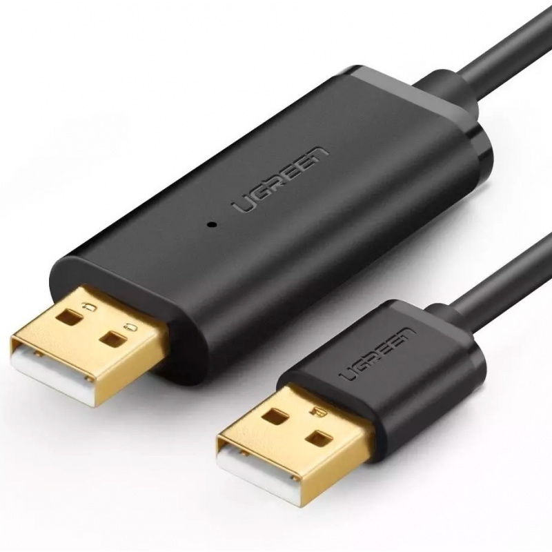 Buy UGREEN US166 USB cable A-A for data transfer, 2m (black) - 6957303822331 - UGR591BLK - Homescreen.pl