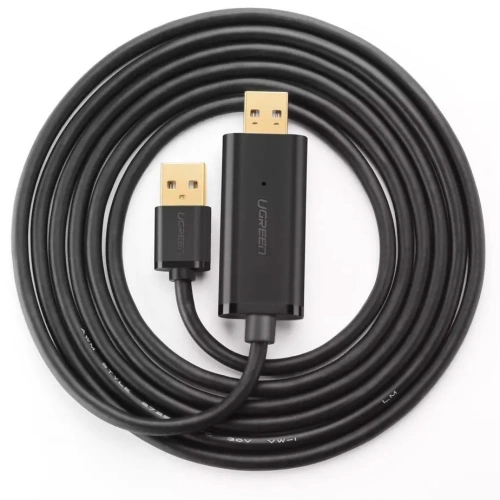 Buy UGREEN US166 USB cable A-A for data transfer, 2m (black) - UGR591BLK - {ean13} - Home Screen Store Europe