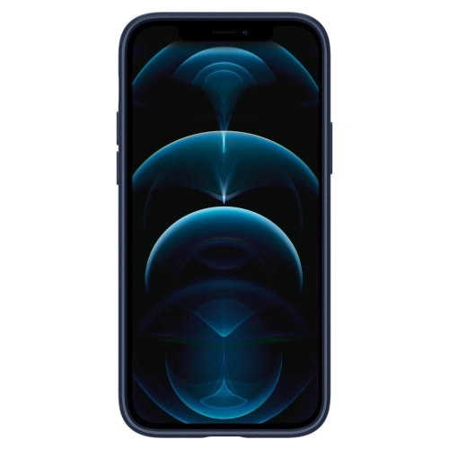 Kup Etui Spigen Thin Fit Apple iPhone 12/12 Pro Albastru Navy - SPN1423BLU - {ean13} - Sklep Home Screen