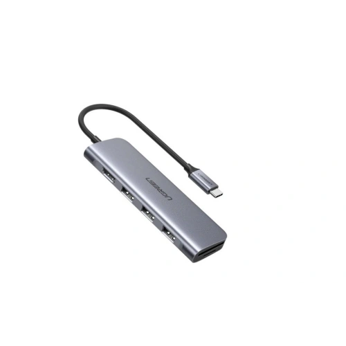 Kup Adapter 5in1 UGREEN Hub USB-C auf 3 Anschlüsse USB-A 3.0 + HDMI + TF/SD (grau) - UGR593GRY - {ean13} - Sklep Home Screen