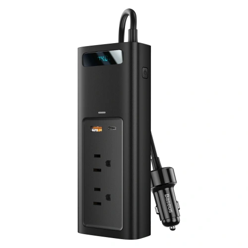 Kup Autós inverter Baseus 150W, 110V, US/JP (fekete) - BSU1993BLK - {ean13} - Sklep Home Screen
