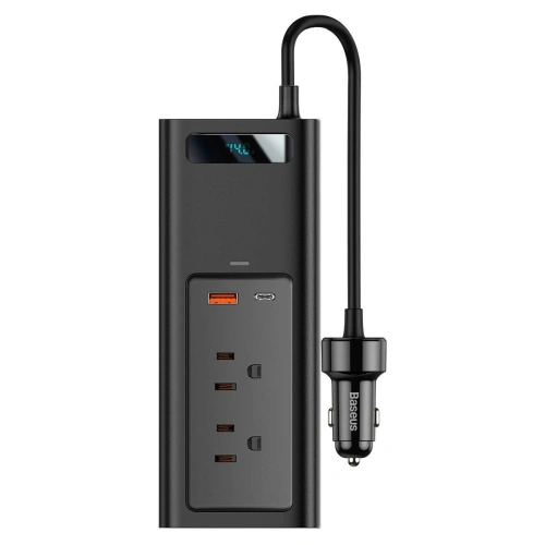 Kup Autós inverter Baseus 150W, 110V, US/JP (fekete) - BSU1993BLK - {ean13} - Sklep Home Screen