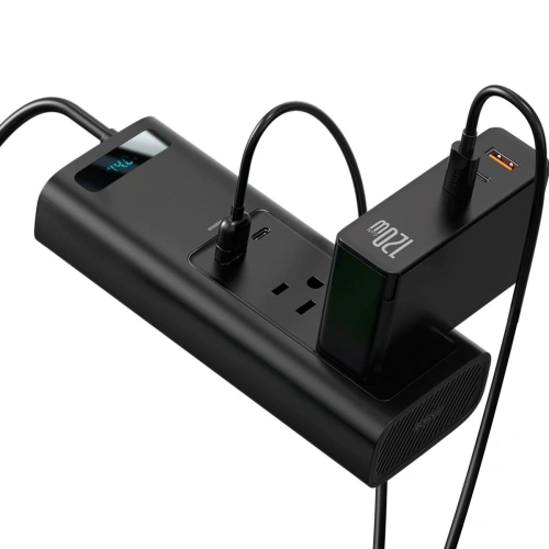 Kup Autós inverter Baseus 150W, 110V, US/JP (fekete) - BSU1993BLK - {ean13} - Sklep Home Screen