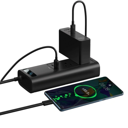 Buy Baseus Inverter 150W (110V US/JP) Black - BSU1993BLK - {ean13} - Home Screen Store Europe