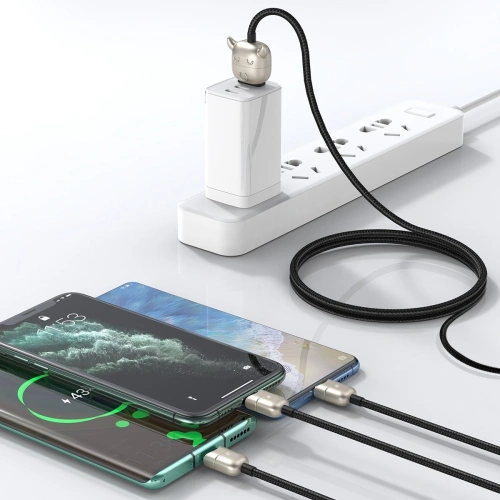 Buy Baseus USB cable Year of the Ox 3in1 USB Type-C / Lightning / Micro 1.2m black - BSU1995BLK - {ean13} - Home Screen Store Europe