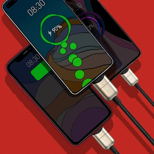 Buy Baseus USB cable Year of the Ox 3in1 USB Type-C / Lightning / Micro 1.2m black - BSU1995BLK - {ean13} - Home Screen Store Europe