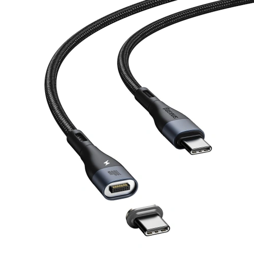 Kup Baseus 1.5m USB-C auf USB-C Kabel, magnetisch Zink 100W (schwarz) - BSU1997BLK - {ean13} - Sklep Home Screen