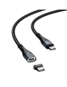 Kup USB-C to USB-C kábel, mágneses Baseus Zinc 100W 1.5m (fekete) - BSU1997BLK - {ean13} - Sklep Home Screen