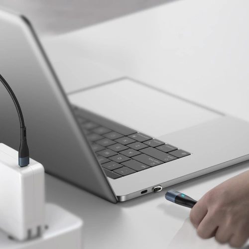 Kup USB-C to USB-C kábel, mágneses Baseus Zinc 100W 1.5m (fekete) - BSU1997BLK - {ean13} - Sklep Home Screen